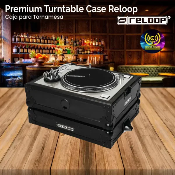 caja para tornamesa premium turntable case reloop
