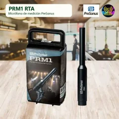 micrófono de medición presonus prm1 rta