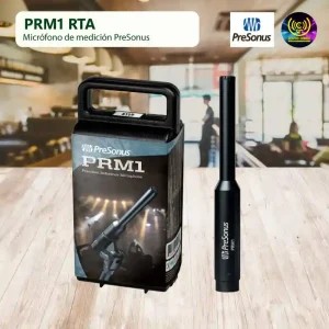 micrófono de medición presonus prm1 rta