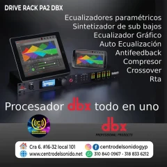 drive rack pa2 dbx procesador de audio