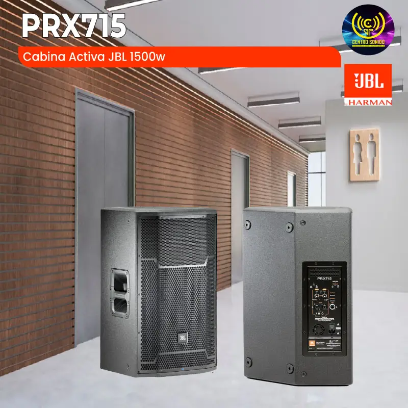 cabina activa prx715 jbl 1500w