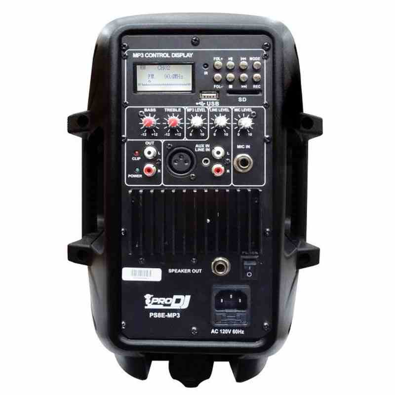 cabina activa prodj 80w ps8e mp3