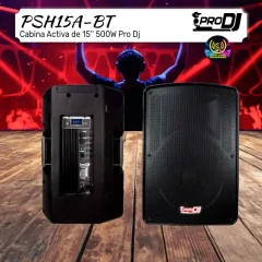 cabina activa de 15'' 500w psh15a bt pro dj