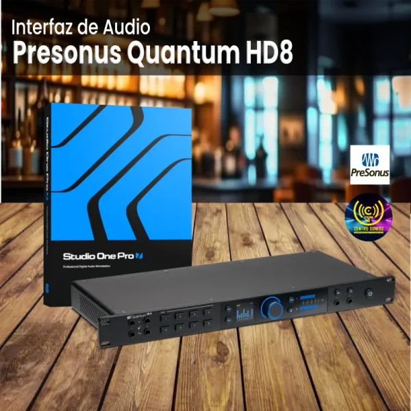 interfaz de audio presonus quantum hd8