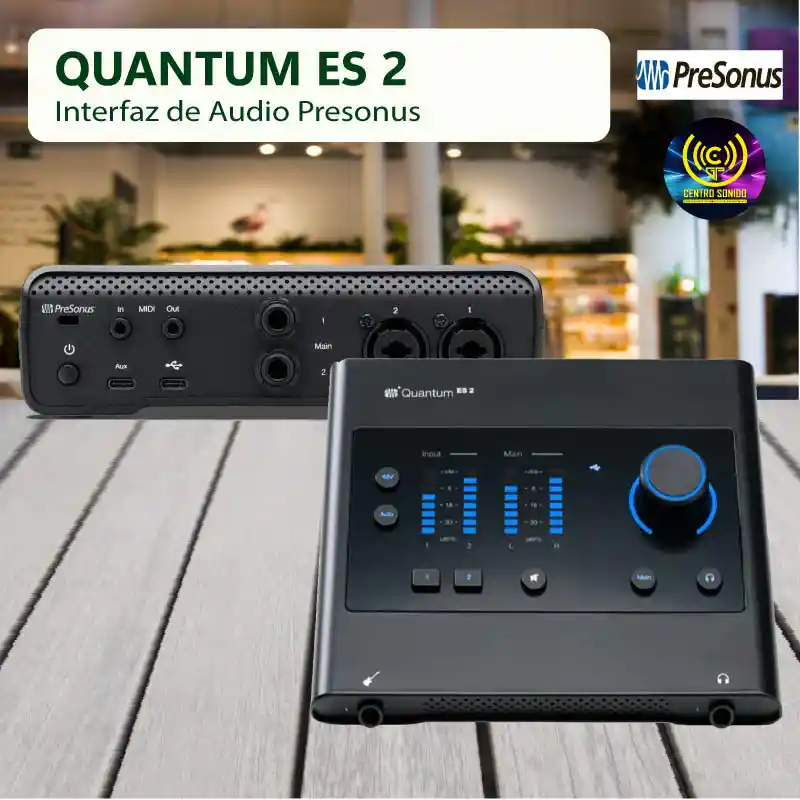 interfaz de audio quantum es 2 presonus