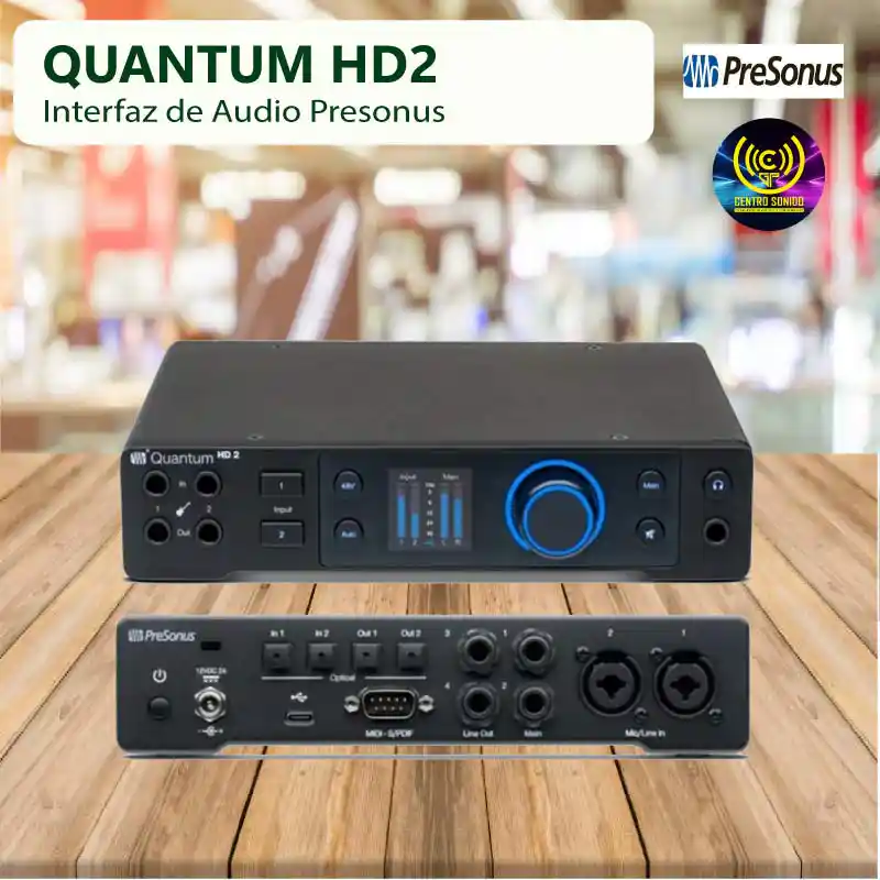 interfaz de audio quantum hd2 presonus