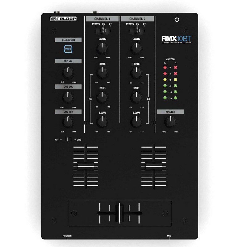 RMX-10BT Reloop Mixer 2 Canales con Bluetooth