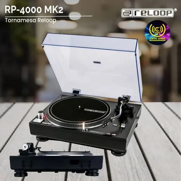 tornamesa rp 4000 mk2 reloop(aguja incl)