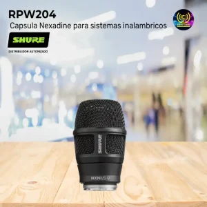 capsula nexadine para sistemas inalambricos shure rpw204