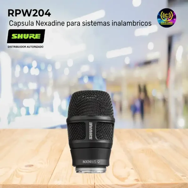 capsula nexadine para sistemas inalambricos shure rpw204