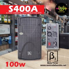 cabina activa 4" ambiental beta 3 s400a