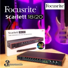 interfaz de audio scarlet18i20mk3