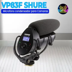 microfono para camaras shure vp83f