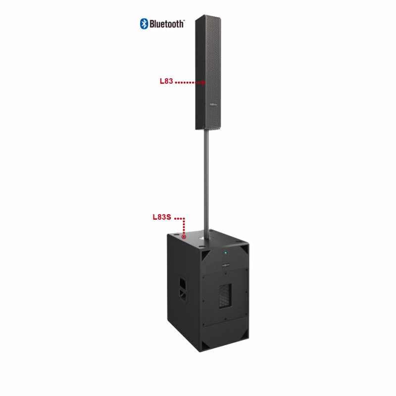 sistema de audio l83 l83s audiocenter