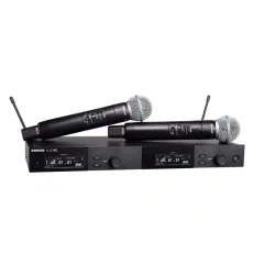 microfonos doble innalambrico doble shure slxd24db58
