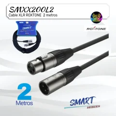 cable xlr roxtone smxx200l2 2 metros