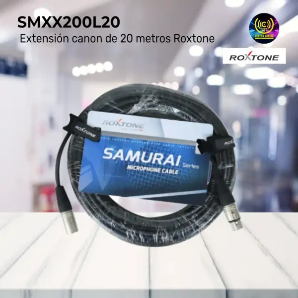 extensión canon de 20 metros roxtone smxx200l20