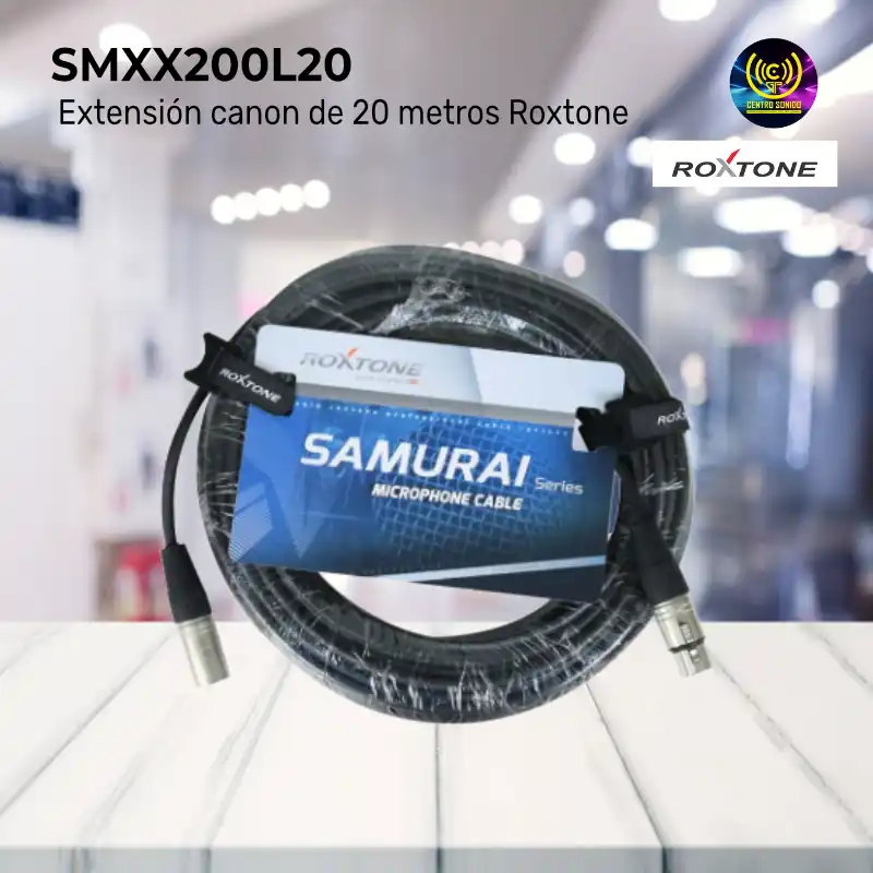 extensión canon de 20 metros roxtone smxx200l20