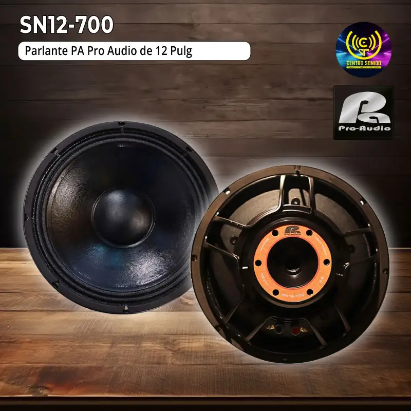parlante pa pro audio sn12 700 de 12 pulg