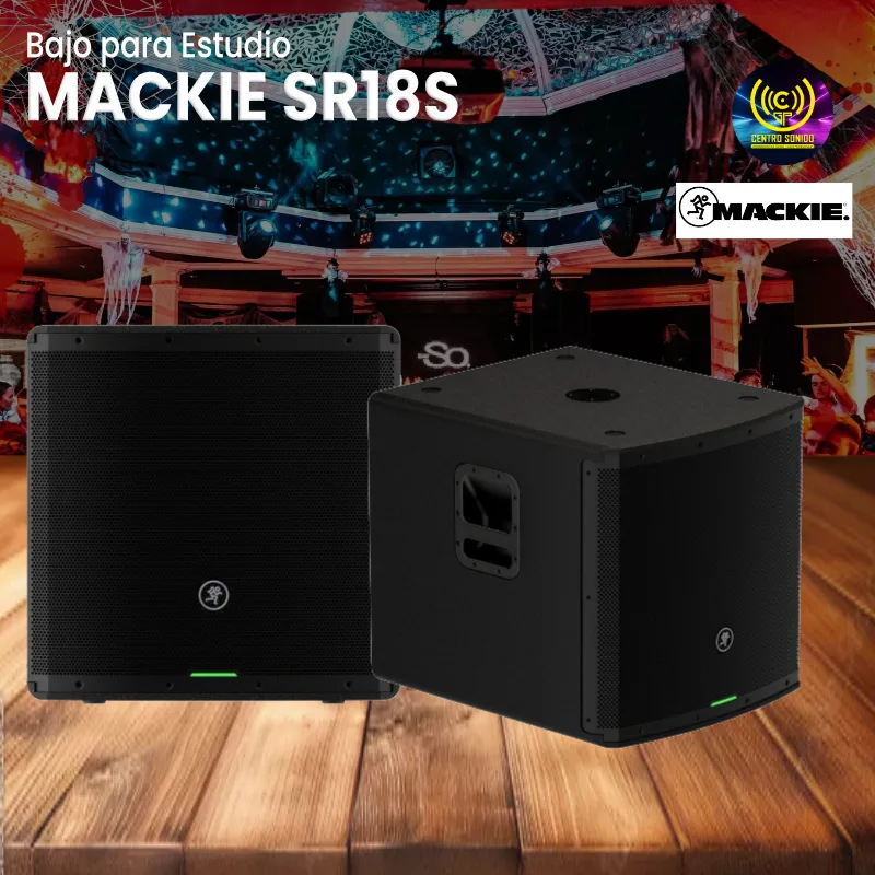 subwoofer activo 18'' mackie sr18s