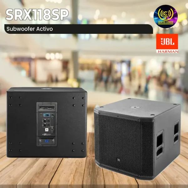 subwoofer activo srx118sp jbl