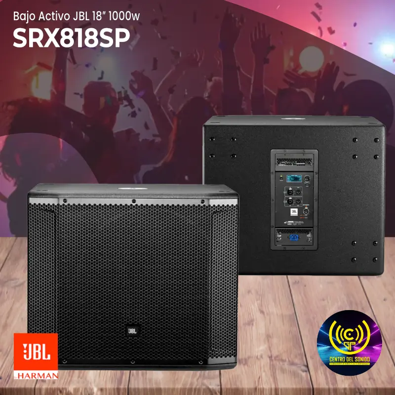 bajo activo jbl srx818sp 18″ 1000w