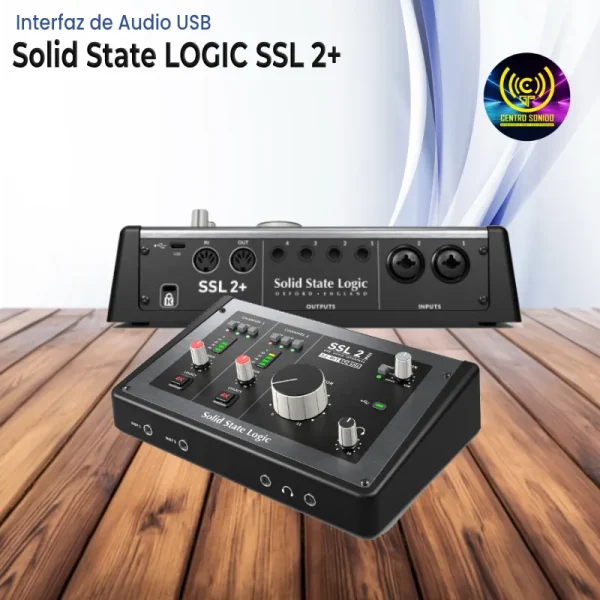 interfaz de audio usb mk2 solid state logic ssl 2+