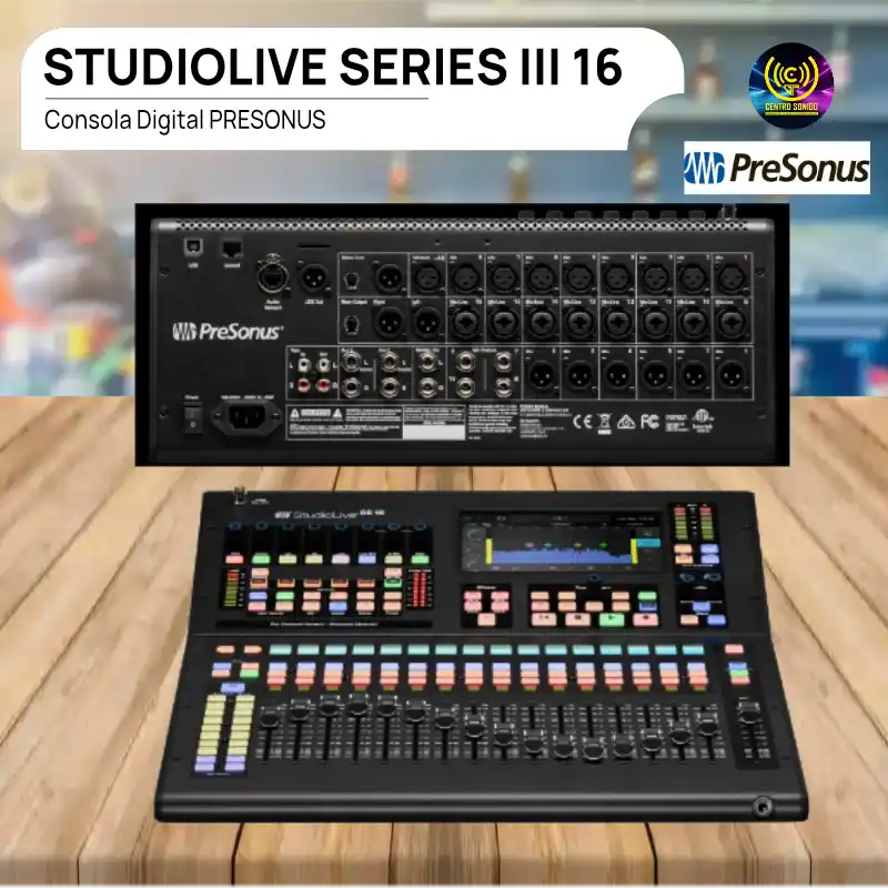 consola digital presonus studiolive series iii 16 se