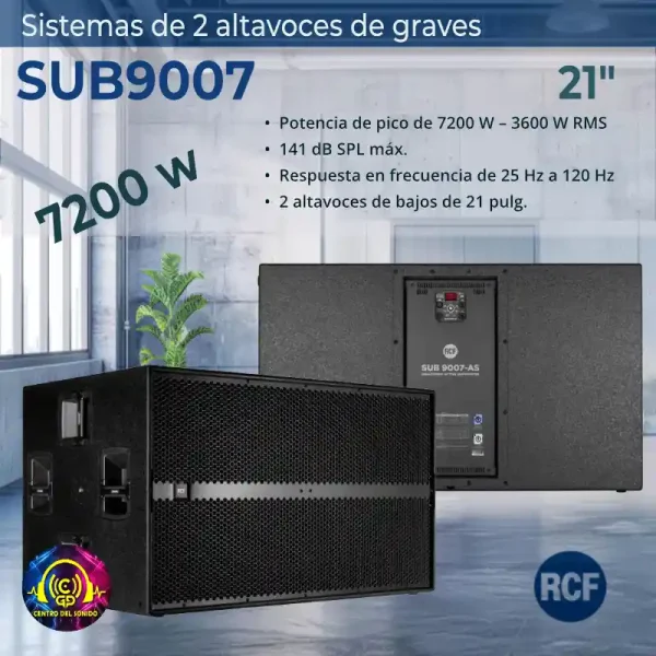 bajo rcf sub9007