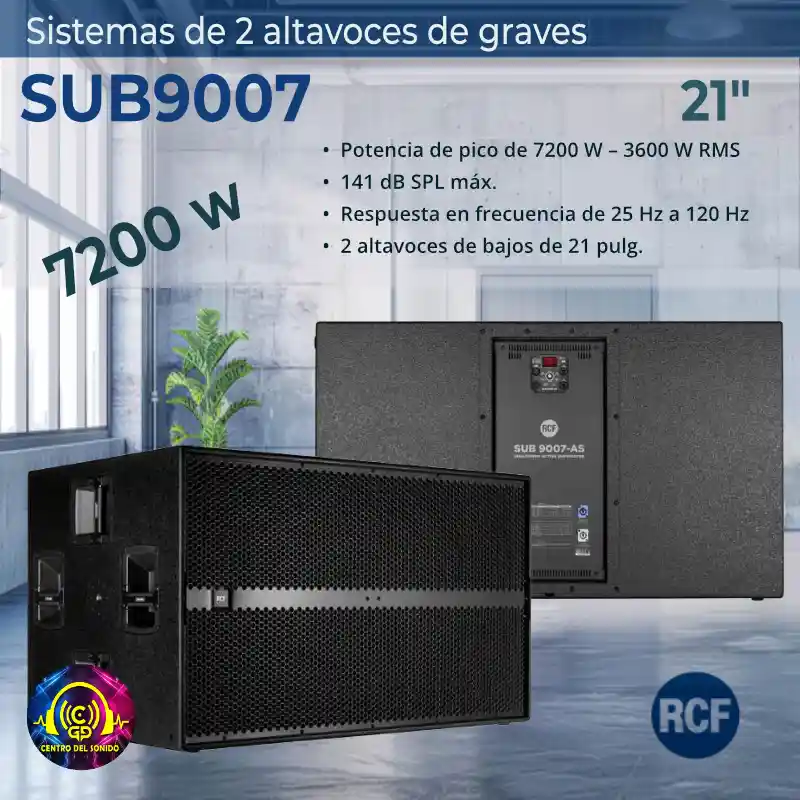 bajo rcf sub9007