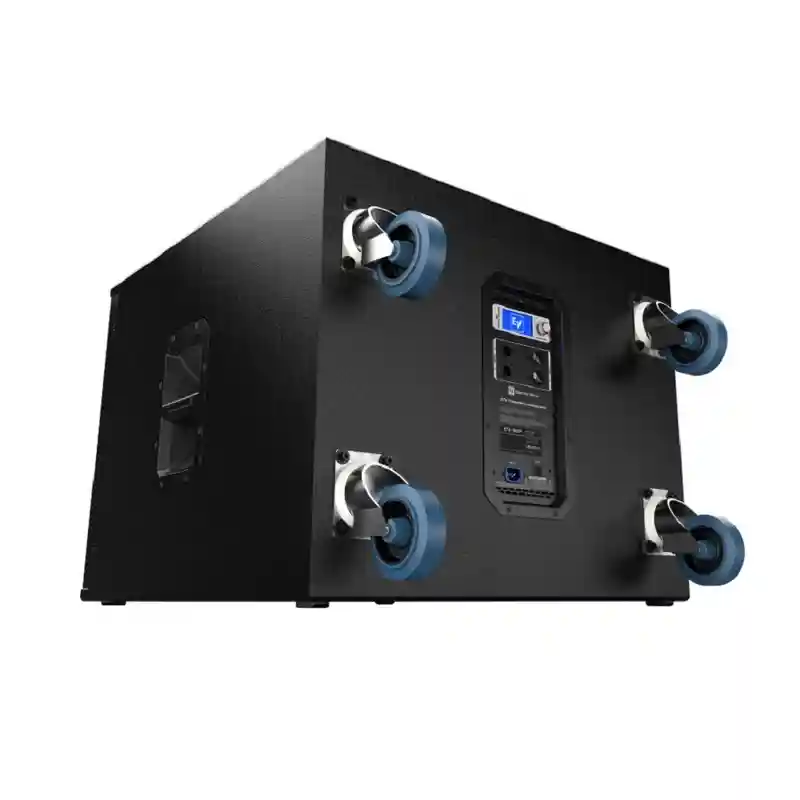 subwoofer alimentado de 18 pulgadas y 1800 vatios etx18sp