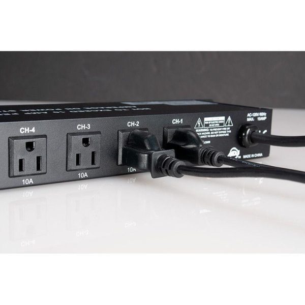 adj pc 100a swichera 15amp rack de 8 tomas