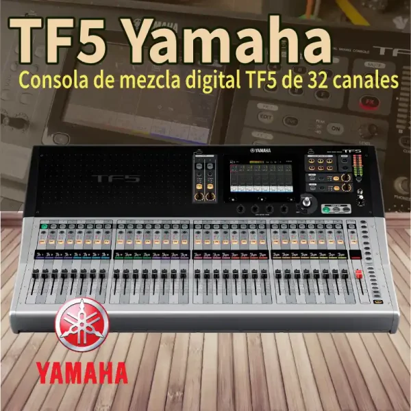 consola de mezcla digital tf5 de 32 canales tf5 yamaha