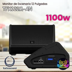 turbosound tfx122m an 1100w monitor de escenario 12 pulgadas