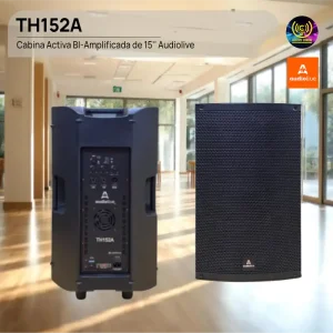 cabina activa bi amplificada 15" th152a audiolive