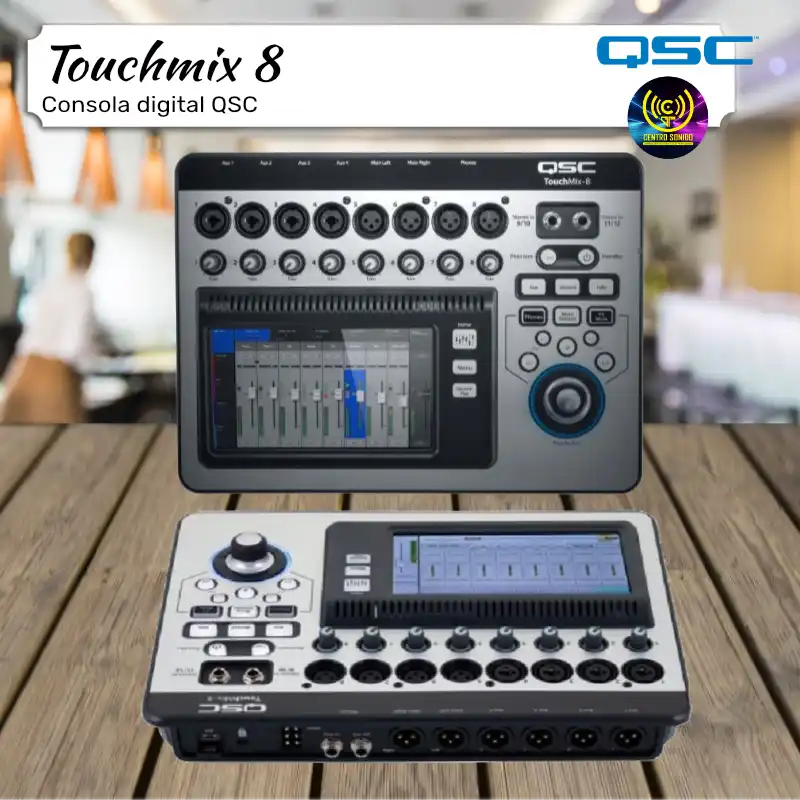 consola digital touchmix 8 qsc
