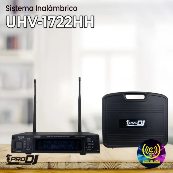 sistema inalámbrico uhv 1722hh de prodj sistema inalámbrico uhv 1722hh de prodj
