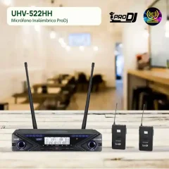 micrófono inalámbrico uhv 522hh
