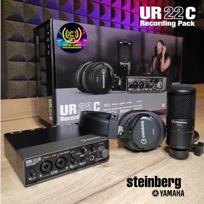 kit de grabación steinberg ur22crp