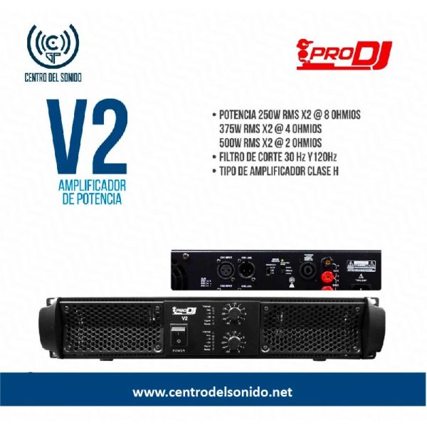 amplificador prodj v2