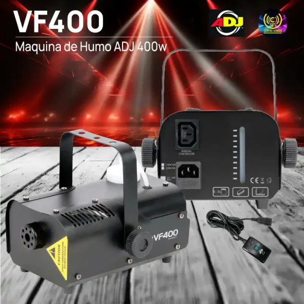 maquina de humo vf400 adj 400w