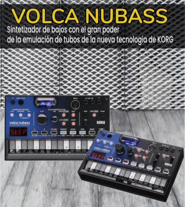 sintetizador de bajos volca nubass sintetizador de bajos volca nubass