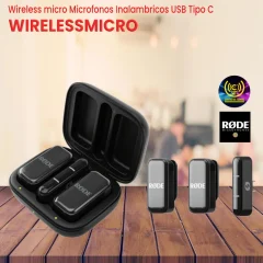 rode wireless micro microfonos inalambricos usb tipo c