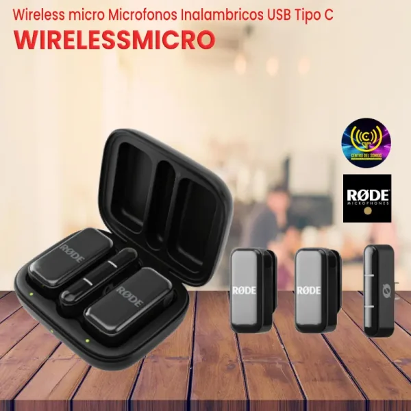 rode wireless micro microfonos inalambricos usb tipo c