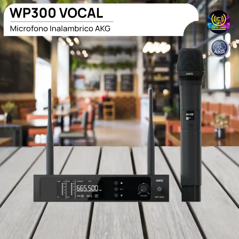 microfono inalambrico akg wp300 vocal