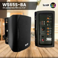 kit parlantes ws65s ba pro dj 6.5″