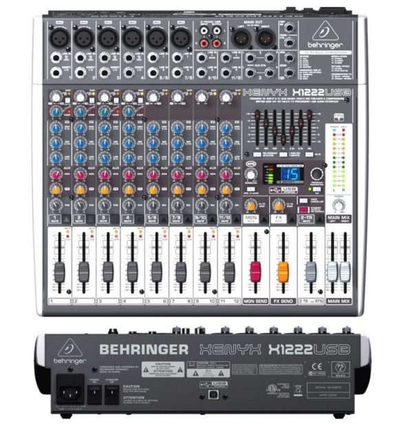 mezclador behringer x1222usb