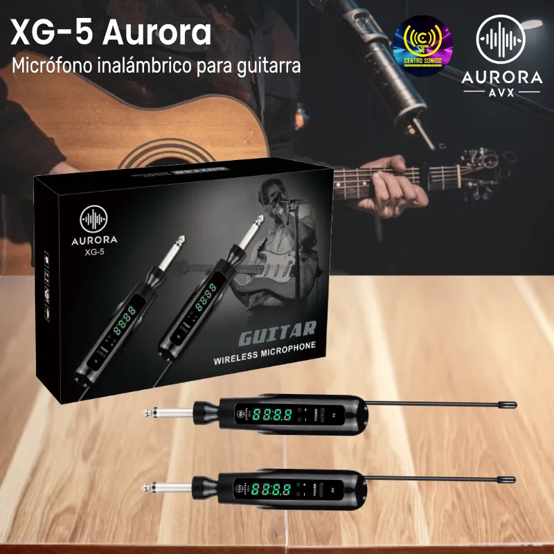 micrófono inalámbrico para guitarra xg 5