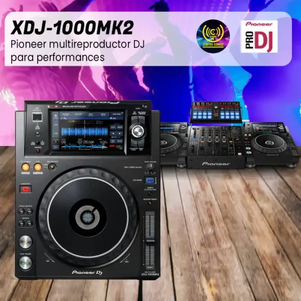 pioneer xdj 1000mk2 multireproductor dj para performances