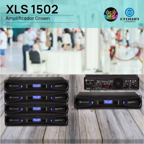 amplificador crown xls 1502